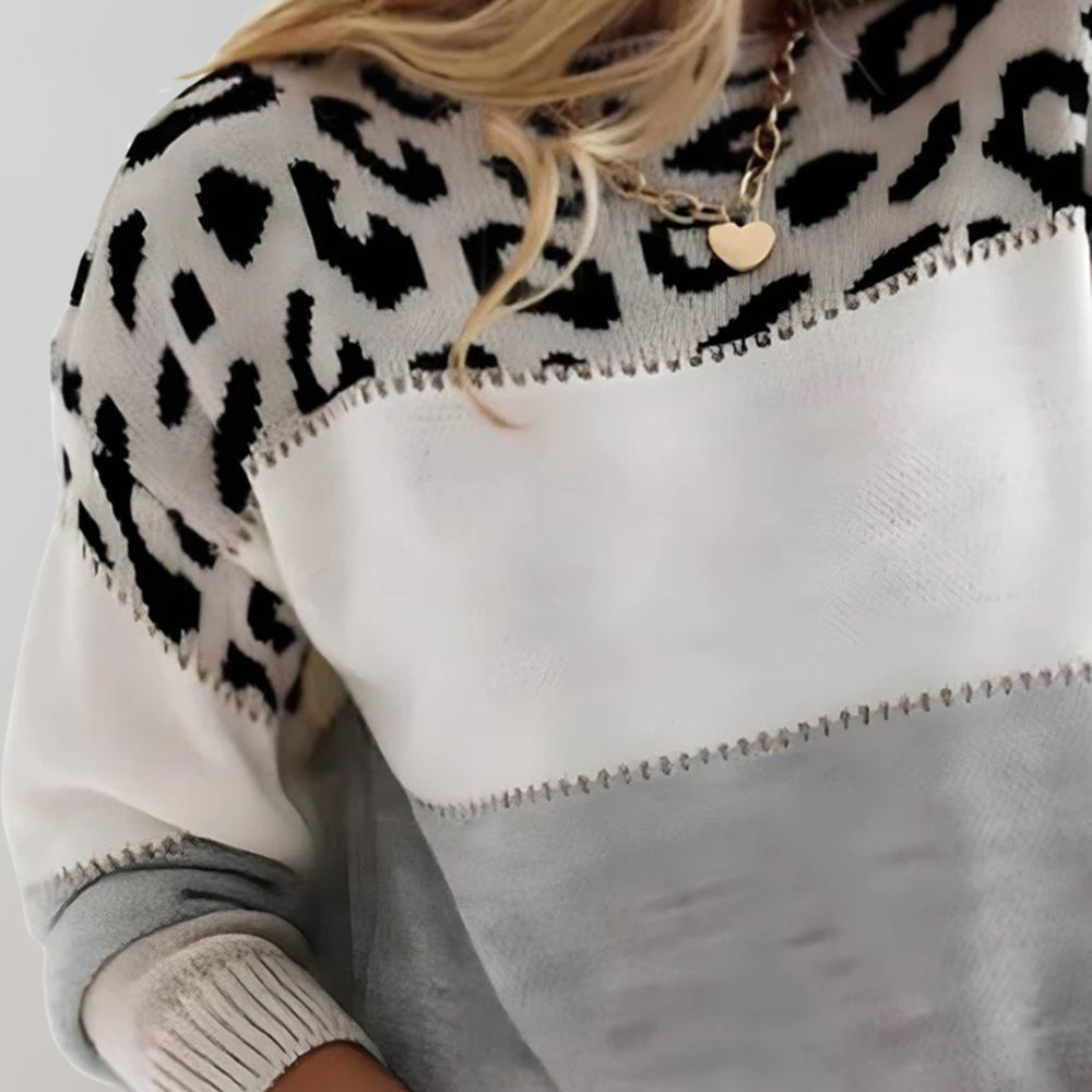 Britney | Leopard Print Casual Sweater